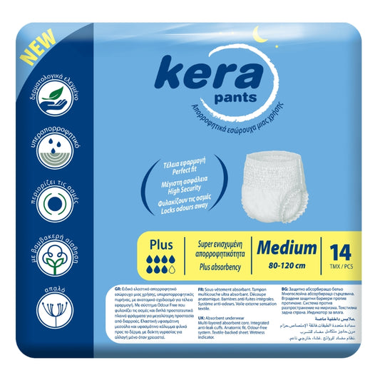 Kera Pants Plus - Slip absorbant - 14 pièces