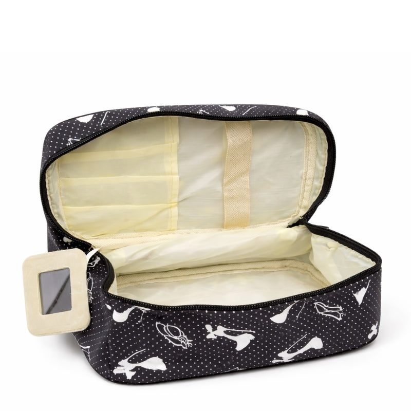 Trousse de maquillage zippée