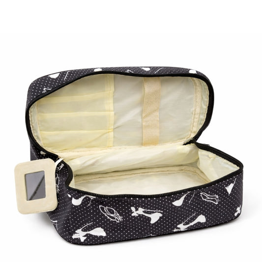Trousse de maquillage zippée
