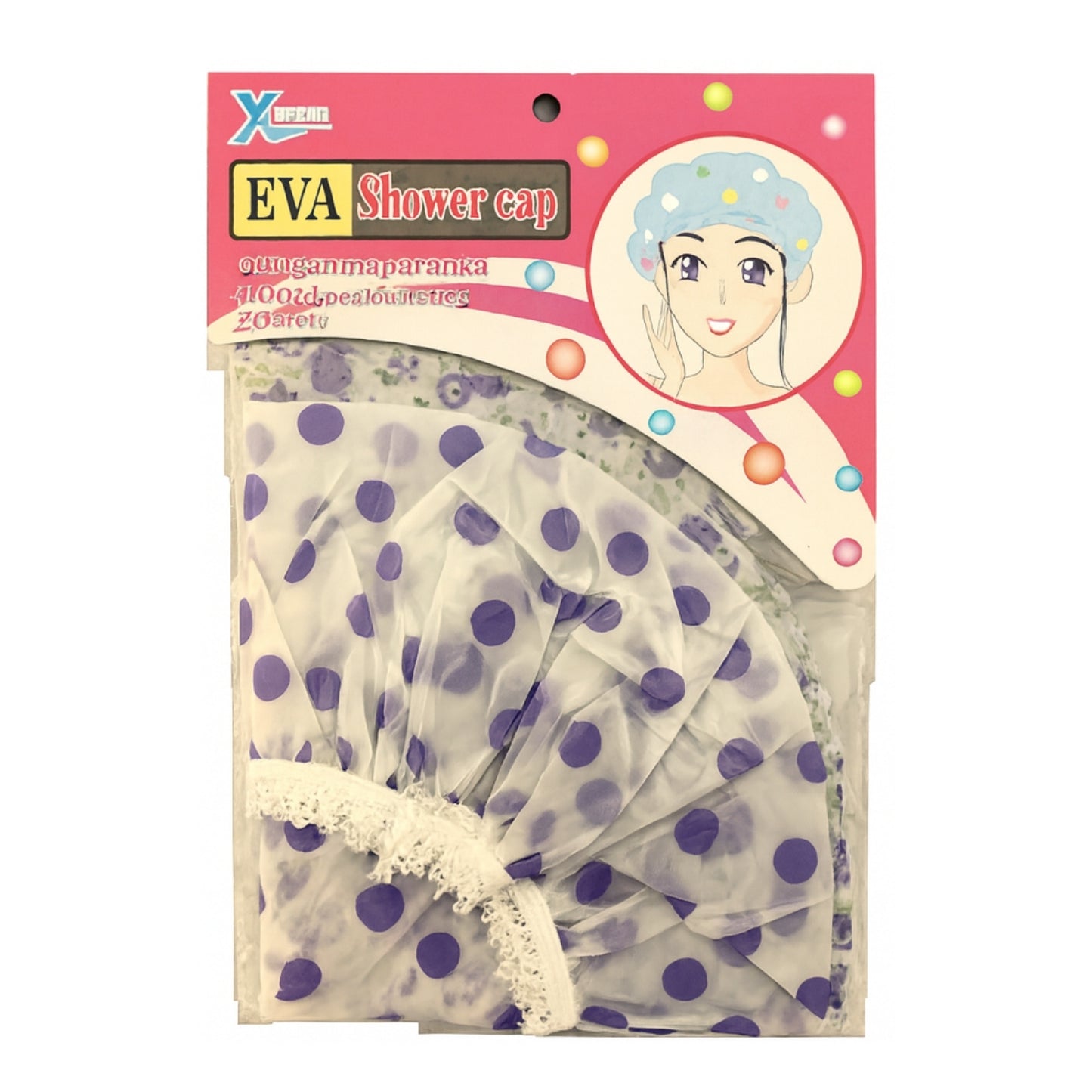 Bonnets de douche EVA (x2)