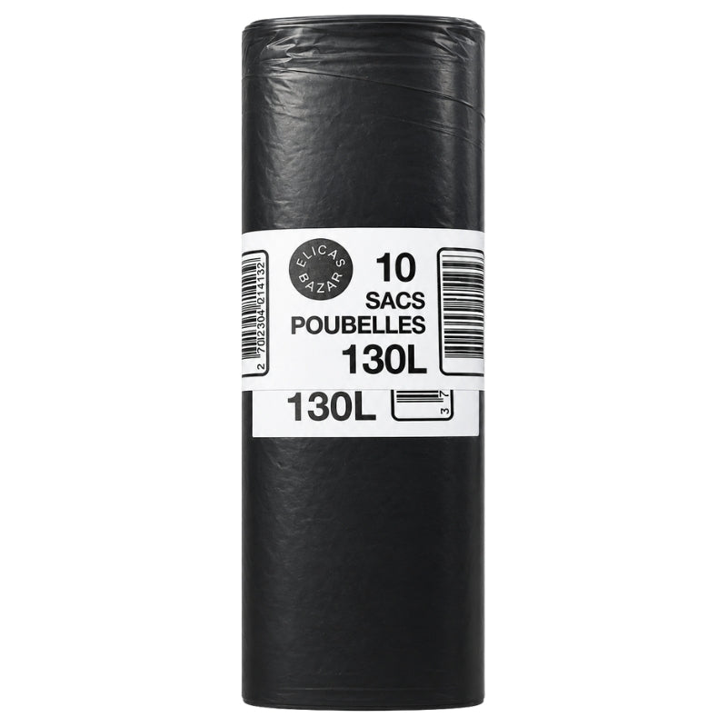 Sacs poubelle 130 L - rouleau de 10