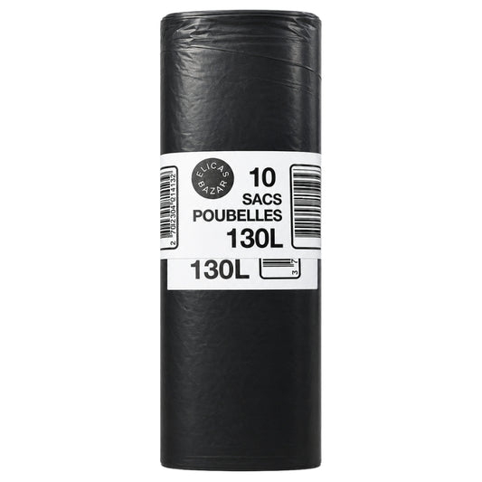 Sacs poubelle 130 L - rouleau de 10