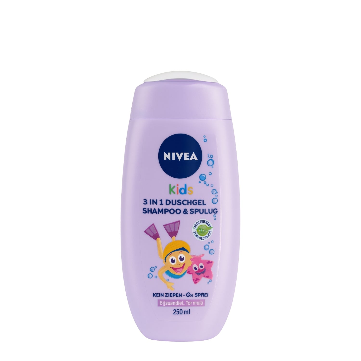 Gel douche NIVEA Kids 3en1 - 250ml