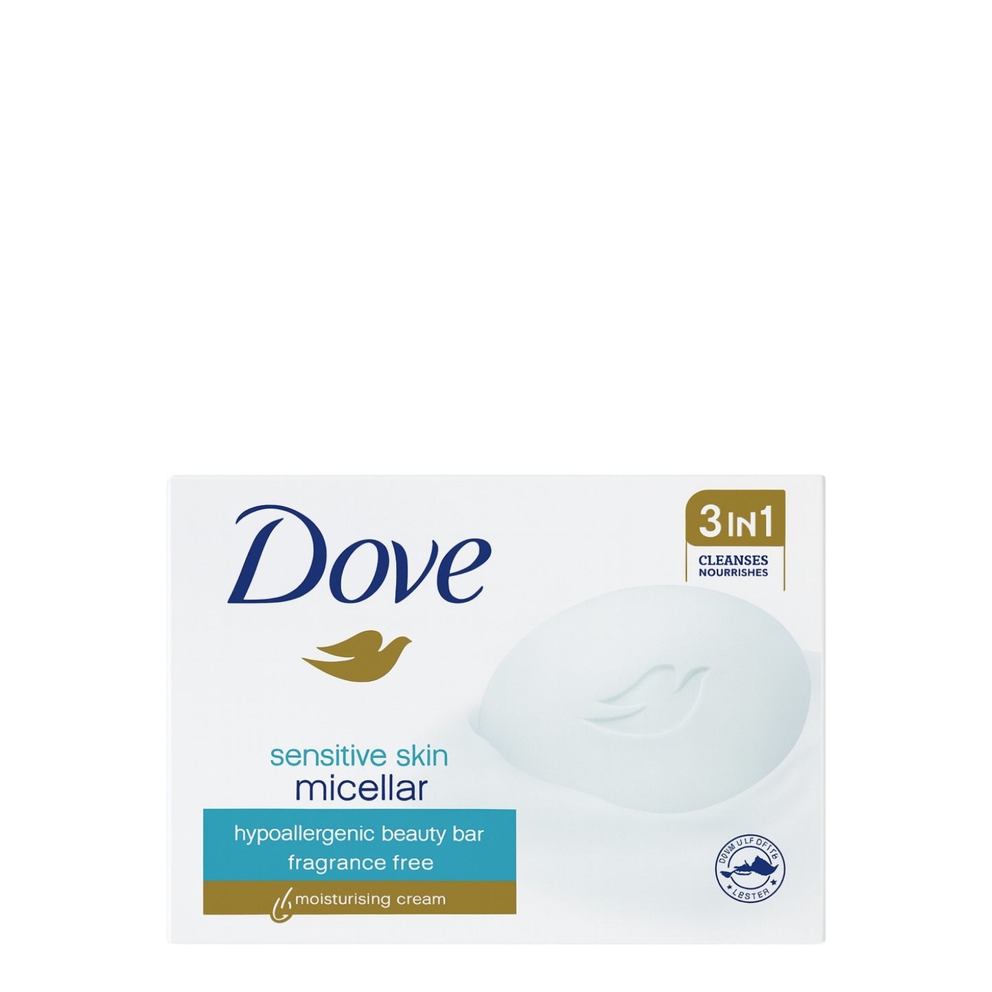Pain de beauté Dove Micellaire Sensitive - 90g