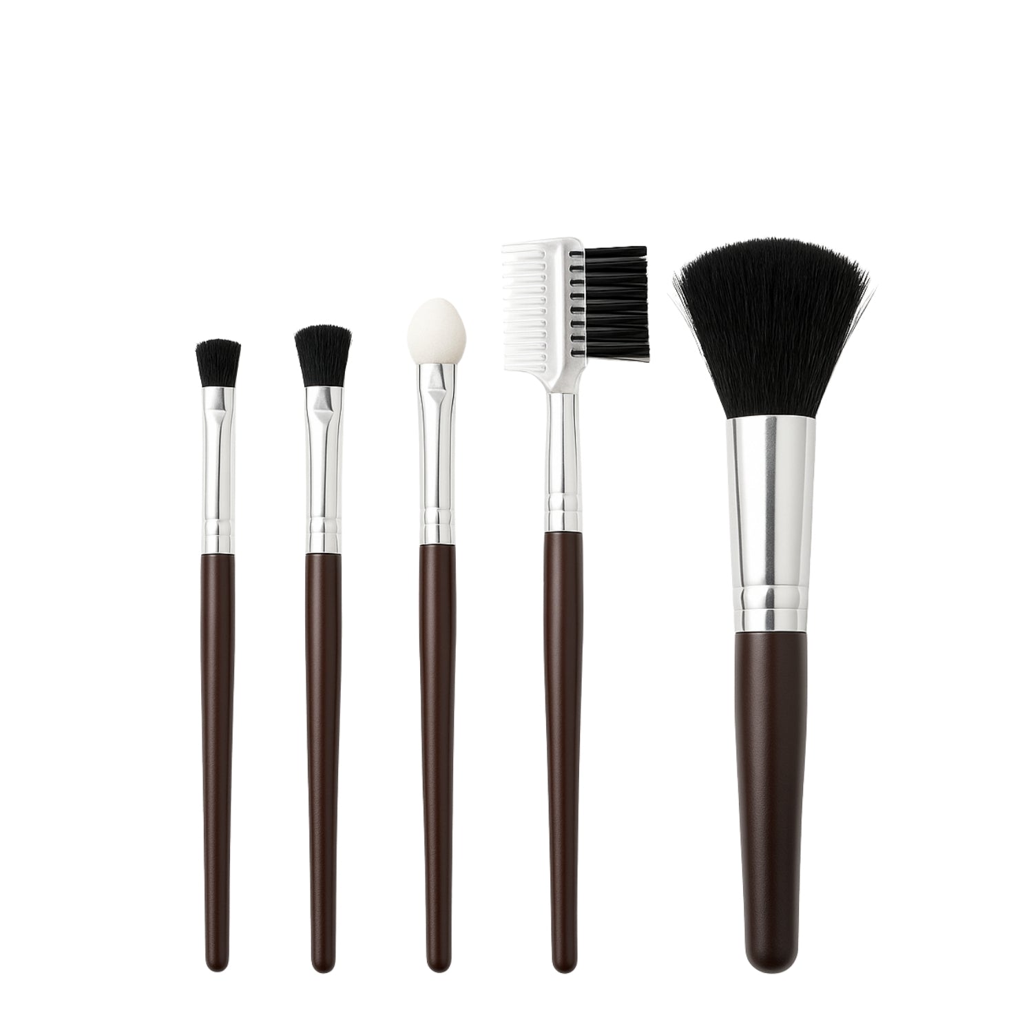 Set de pinceaux maquillage - 5 pièces